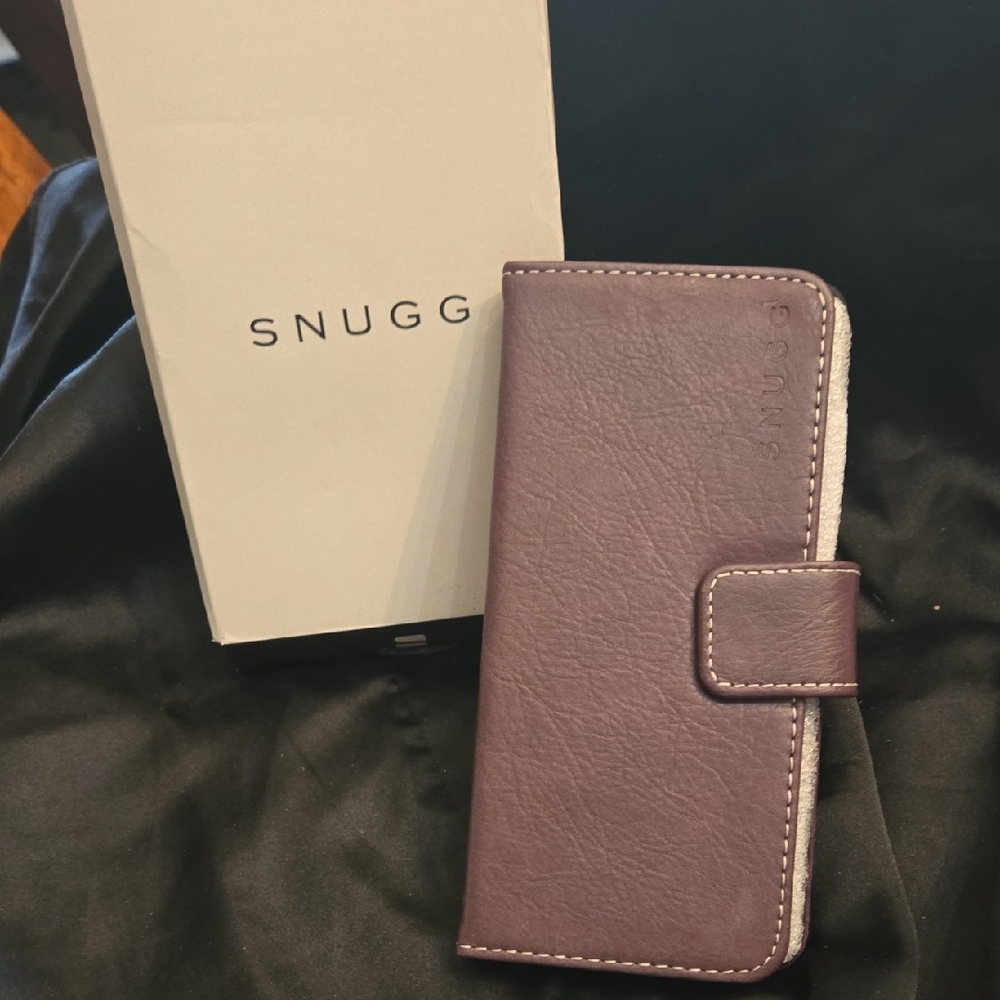 Snugg Purple Phone Case with Folio Design